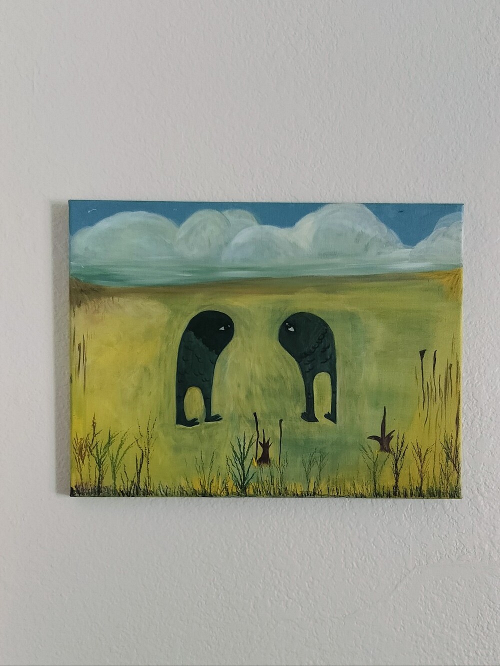 'Two Fish. Contemplation' Painting